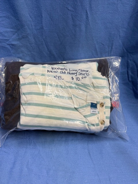 Women's Old Navy Long-Sleeved Shirts Bundle